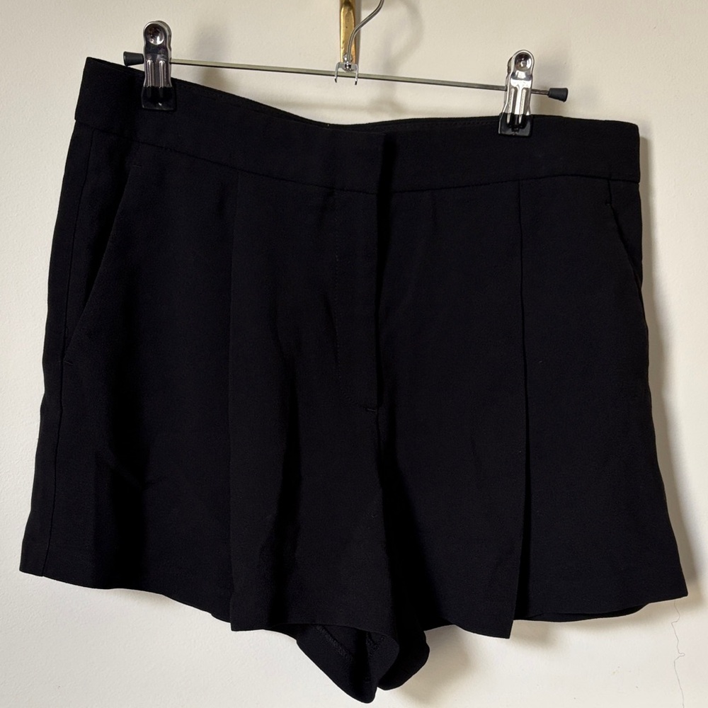 Theory Classic Women's Black Tailored Shorts Medium